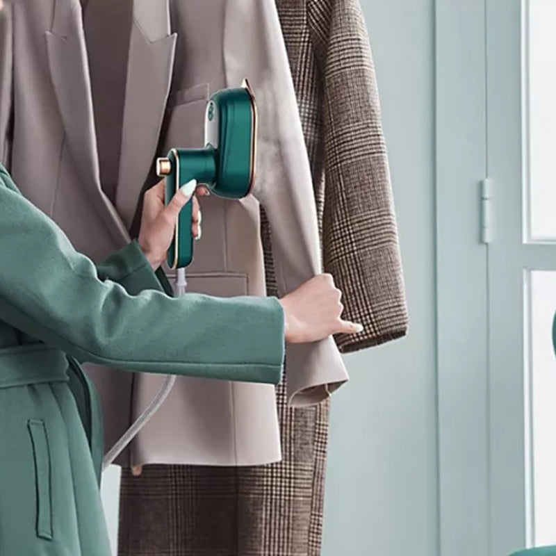 skorter | 2-In-1 Portable Handheld Rotating Garment Steamer