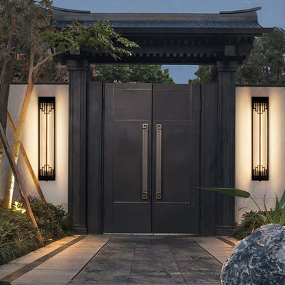 Skorter | LumaRay Waterproof LED Wall Light | Stainless Steel Glass | Rectangular | Outdoor Lighting Terrace