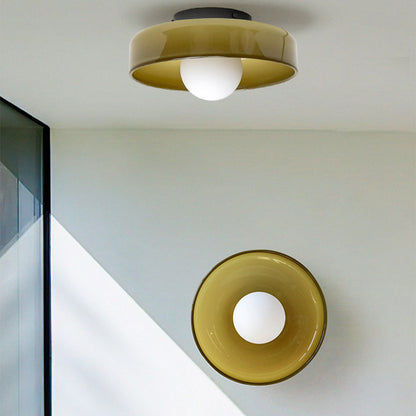 Skorter | LED Round Flush Mount Ceiling Light Fixture - Modern Energy-Efficient Lighting for Contemporary Home Décor & Low Ceilings