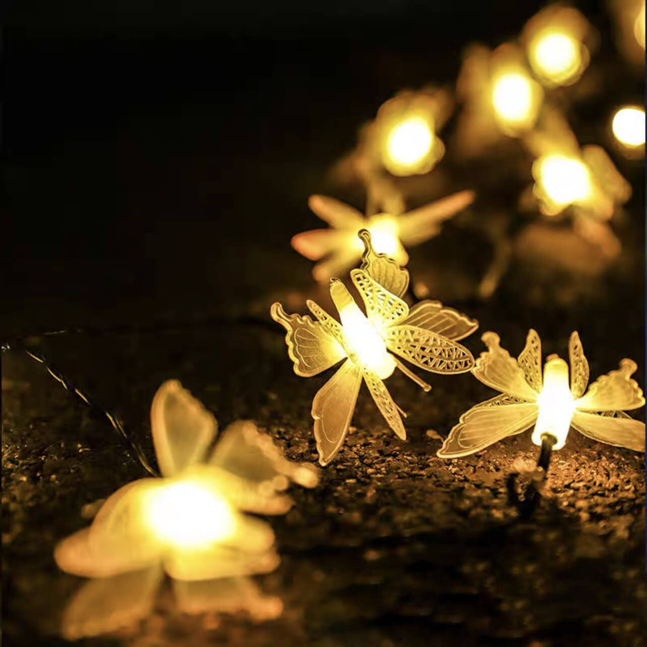 Skorter | Luminelle LED String Lights | Butterfly Design | For Garden, Balcony & Terrace | Outdoor Decor