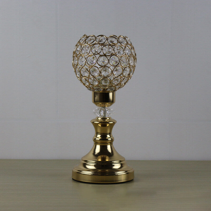Skorter | European Luxury Crystal Ball 1-Light Art Table Lamp