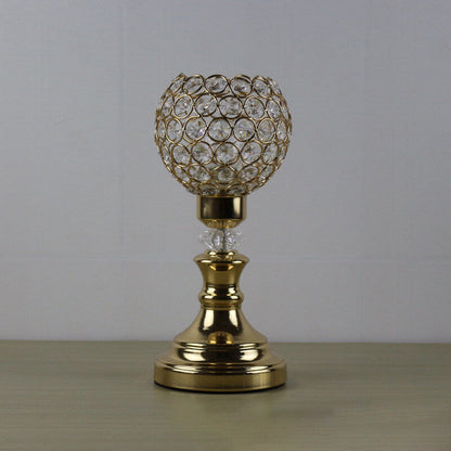 Skorter | European Luxury Crystal Ball 1-Light Art Table Lamp