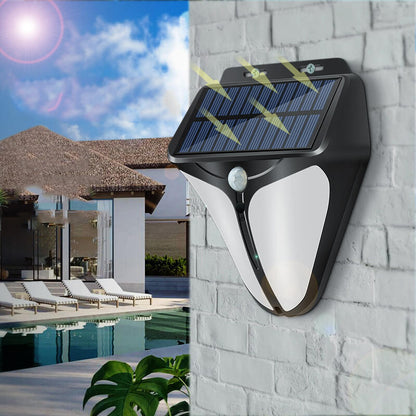 Skorter | Solar Intelligent Triangle Outdoor Waterproof Body Sensor Patio LED Wall Light