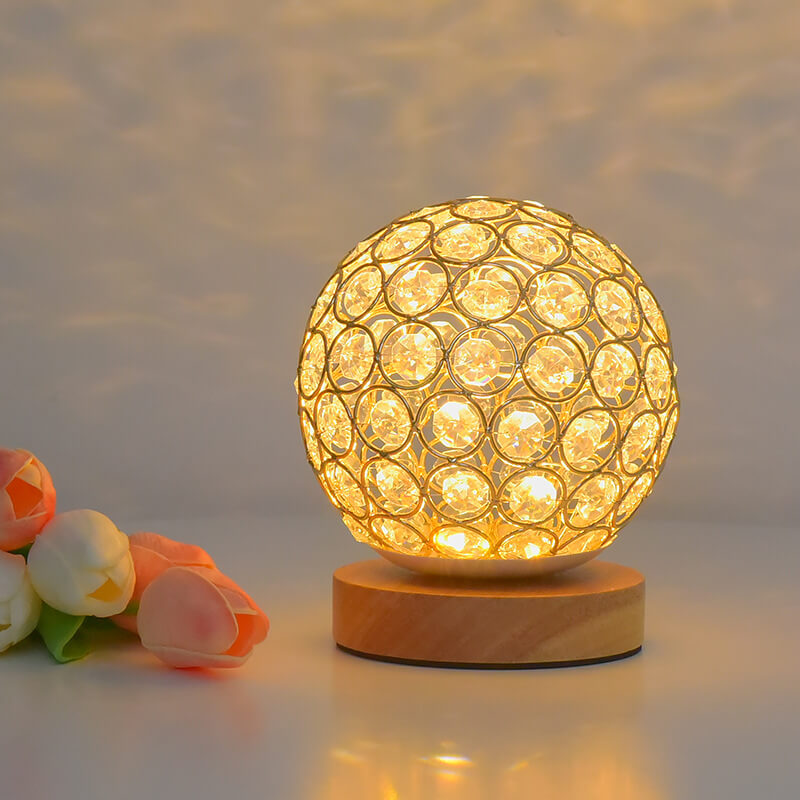 Skorter | Modern Minimalist Round USB rechargeable LED table lamp