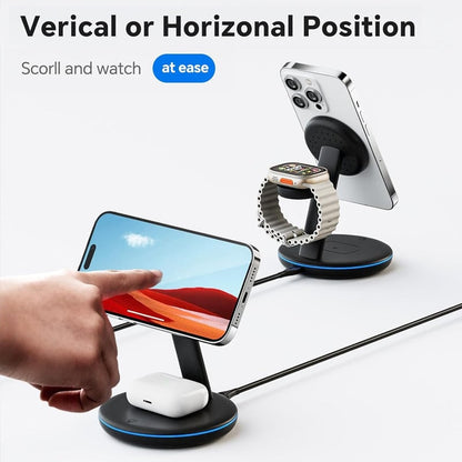 Skorter | Folding magnetic 3-in-1 wireless charger