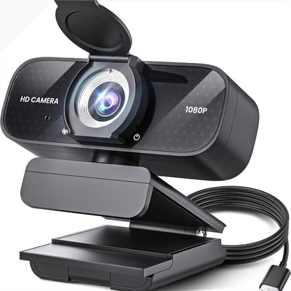 Skorter | 1080P Full HD Webcam with Microphone, Wide Angle Camera, Privacy Protection for PC/Laptop