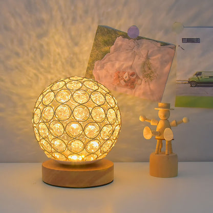 Skorter | Modern Minimalist Round USB rechargeable LED table lamp