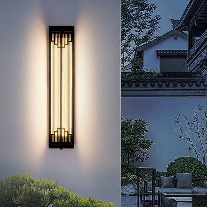 Skorter | LumaRay Waterproof LED Wall Light | Stainless Steel Glass | Rectangular | Outdoor Lighting Terrace