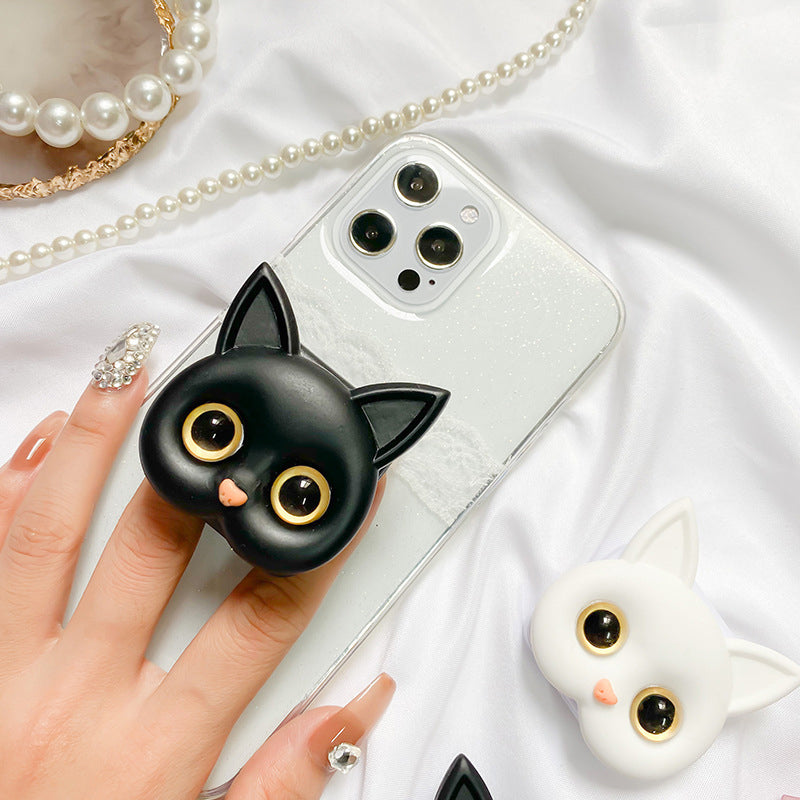 Skorter | 3D cute kitten phone holder with mini mirror