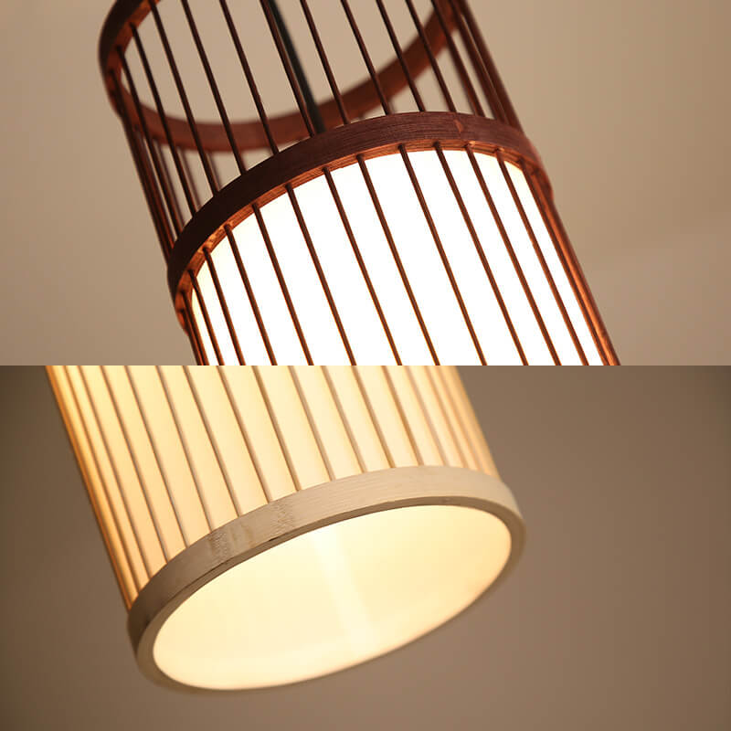 Skorter | Bambora Zen Pendant Light | Handwoven Bamboo Lantern | Japanese Design | Natural Elegance