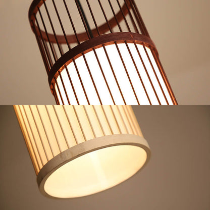 Skorter | Bambora Zen Pendant Light | Handwoven Bamboo Lantern | Japanese Design | Natural Elegance