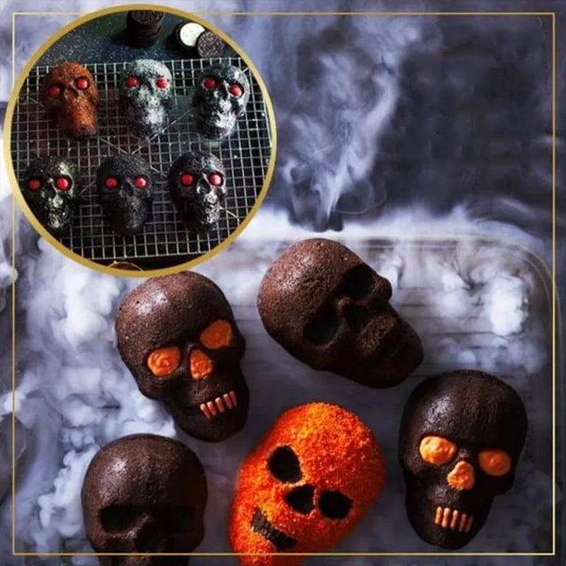 skorter | 3d Skull-Shape - Aluminum Bakeware