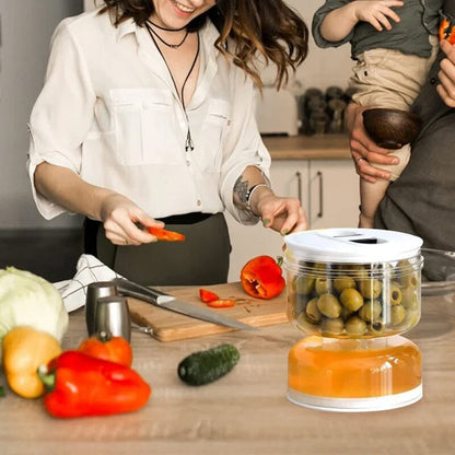 skorter | Dry and Wet Dispenser Jar with Strainer Flip