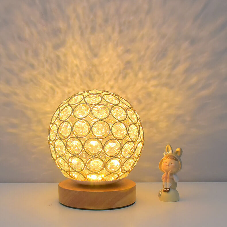 Skorter | Modern Minimalist Round USB rechargeable LED table lamp
