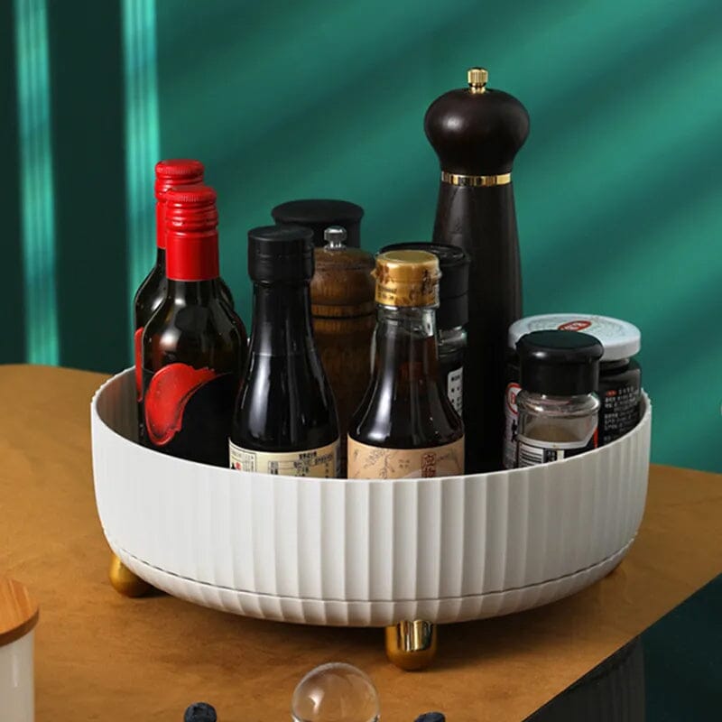 skorter | 360 Degree Rotatable Storage Tray, Spice Rack