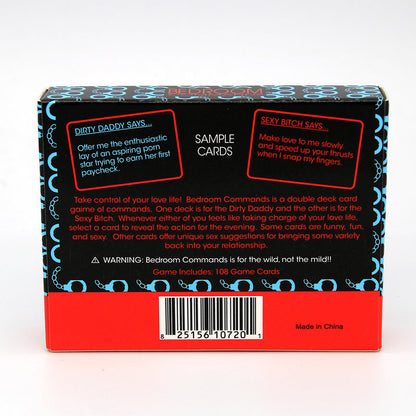 Skorter | Bedroom Commands Adult Couples Card Game (108 Cards)