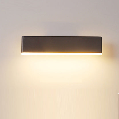Skorter | Aqsa Minimalist LED Wall Lamp - Black/Gold/Brown, Bedroom, Metal