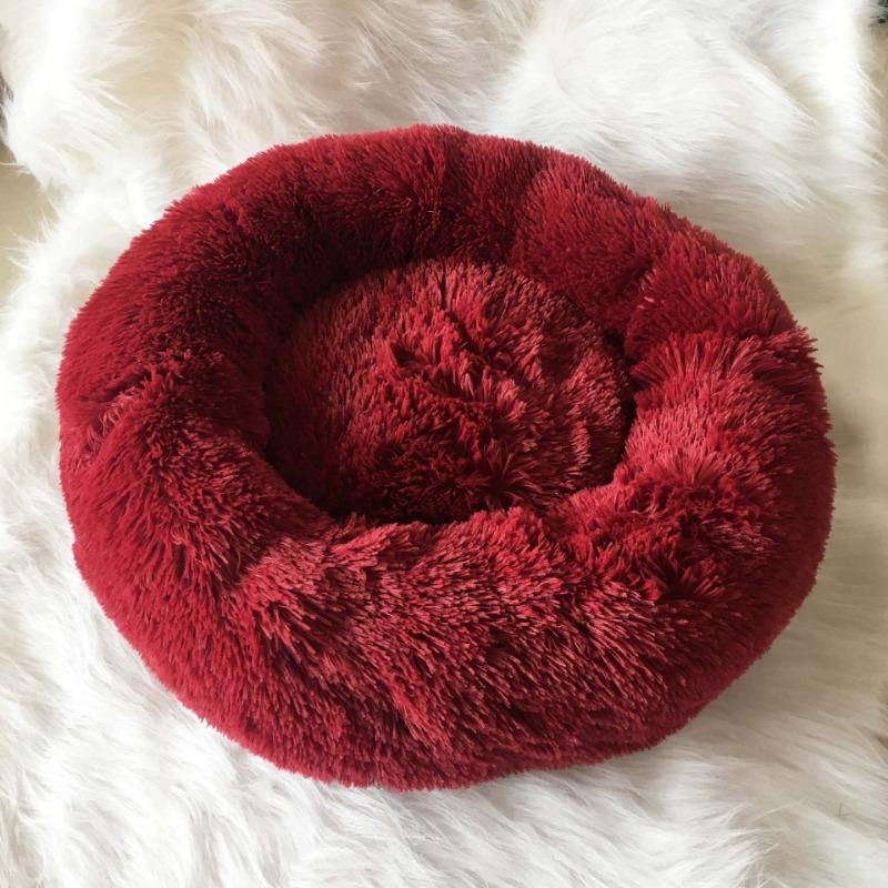 Skorter | PawNest Calming Donut Cat Bed | Round Plush Nest | Stress-Reducing & Cozy | Perfect for Cats & Small Dogs
