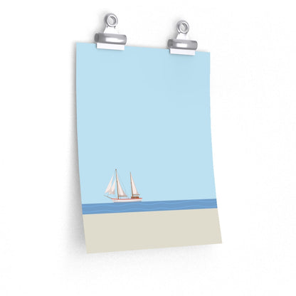 Skorter | Boat in the Ocean Poster