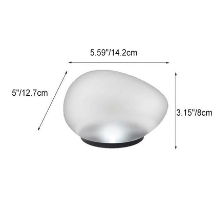 Skorter | Solar Pebble ABS sandblasted LED outdoor landscape glass light
