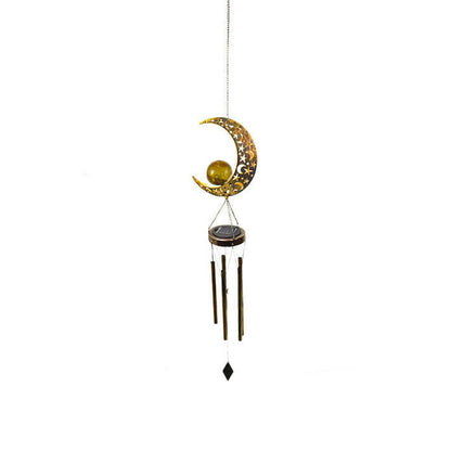Skorter | Industrial Solar Hanging Wind Chime Lamp Outdoor Decorative LED Pendant Light