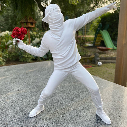 skorter | Banksy Flower Rioter Ornament