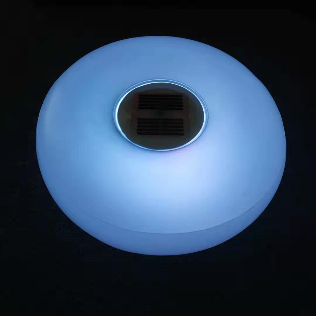 Skorter | Solar Round Pool Light LED Inflatable Outdoor Waterproof Floating Light