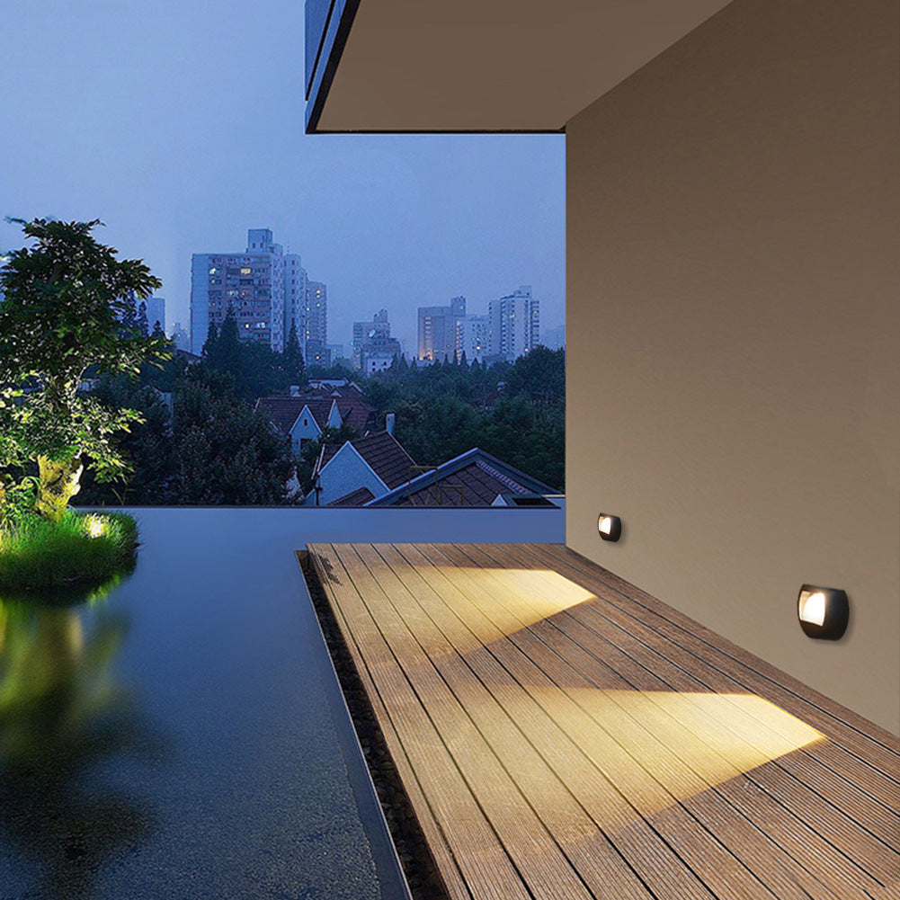 Skorter | LED-Solar - Terrace step lighting for outdoors, Round, Square, Waterproof