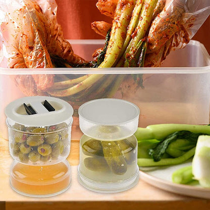skorter | Dry and Wet Dispenser Jar with Strainer Flip