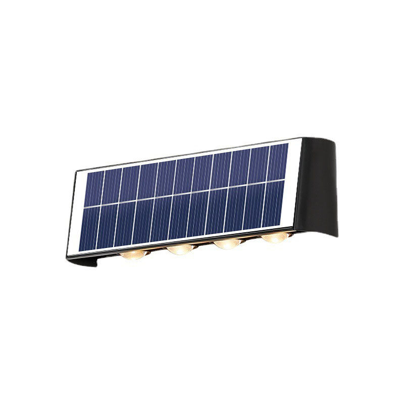 Skorter | Modern Simplicity Solar Waterproof Rectangular ABS PMMA LED Wall Light Lamp For Outdoor Patio