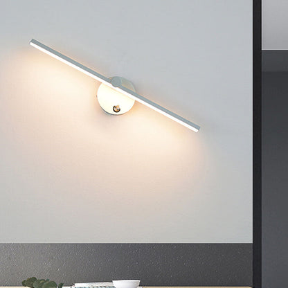 Skorter | Nordic Minimalist Aluminium Long Bar Switch LED Mirror Wall Light Lamp