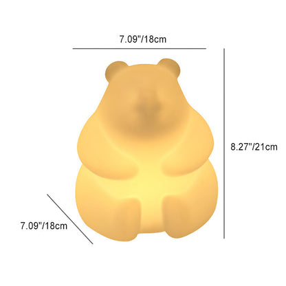 Skorter | Contemporary Creative Bear PE LED Table Lamp for the Living Room