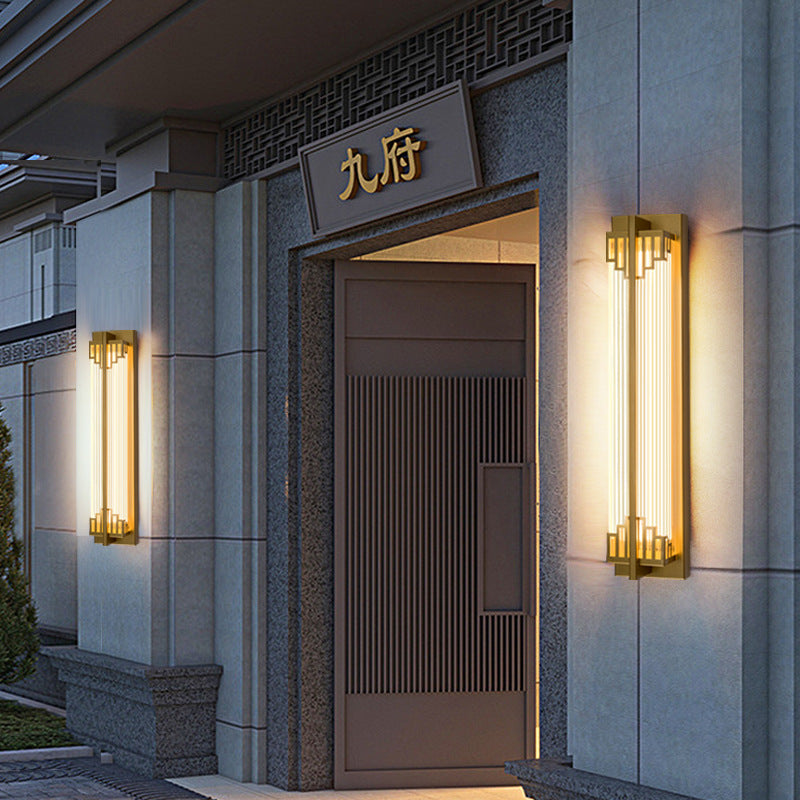 Skorter | LumaRay Waterproof LED Wall Light | Stainless Steel Glass | Rectangular | Outdoor Lighting Terrace