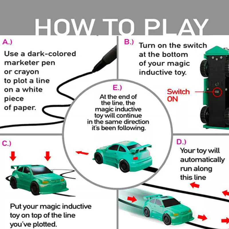 Skorter | Follow-The-Line Inductive Car