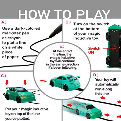 Skorter | Follow-The-Line Inductive Car