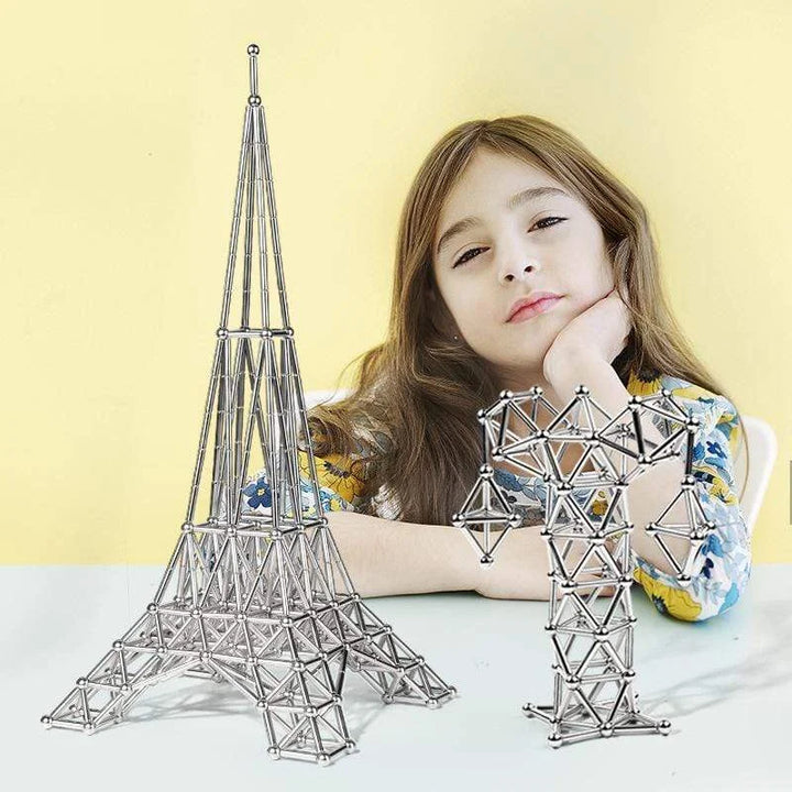 Skorter | Magnetic Building Toy Set with Bars and Balls