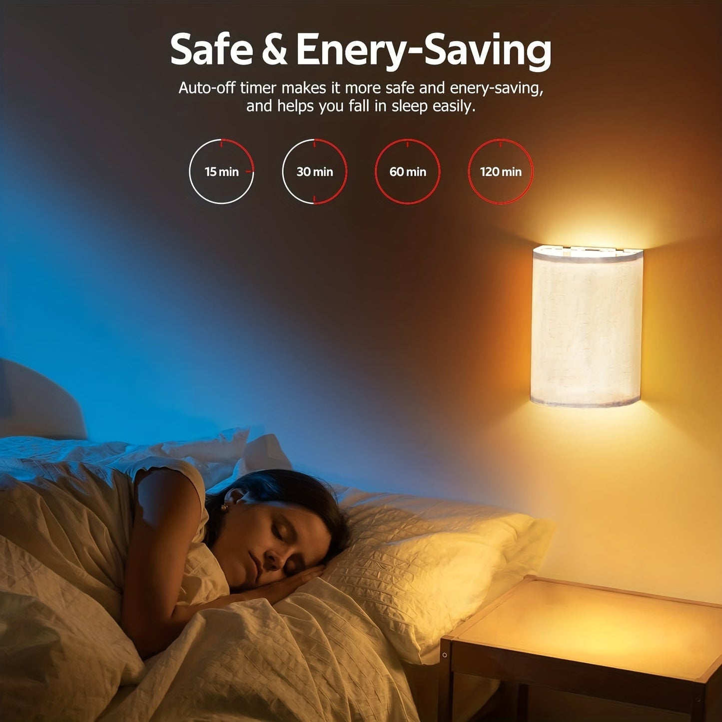 Skorter | RadiantWall Wireless Wall Lights (2-Pack) – Rechargeable LED Lamps with Remote Control