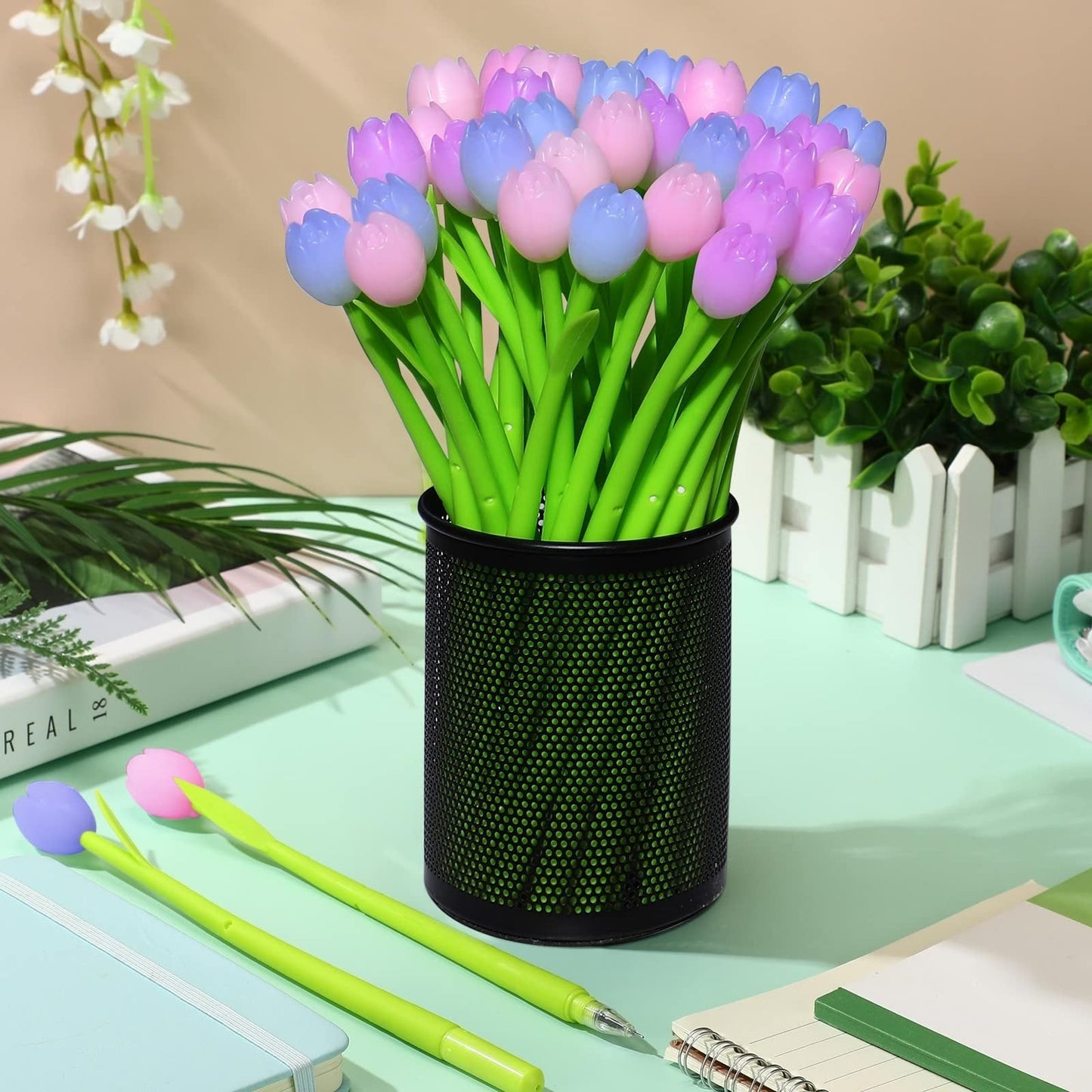 Skorter |  Color-changing tulip ballpoint pens(set of 6)