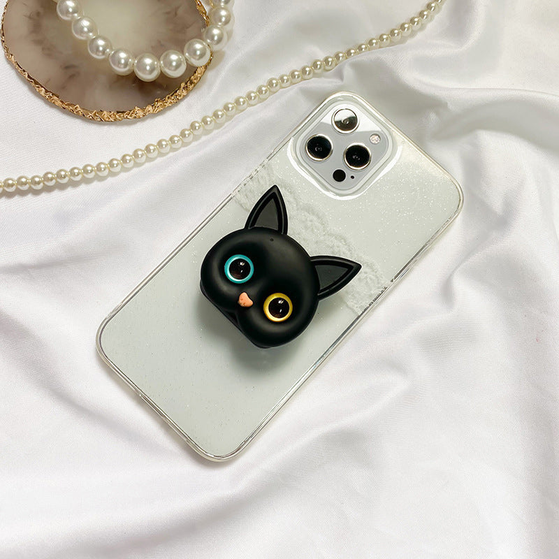 Skorter | 3D cute kitten phone holder with mini mirror