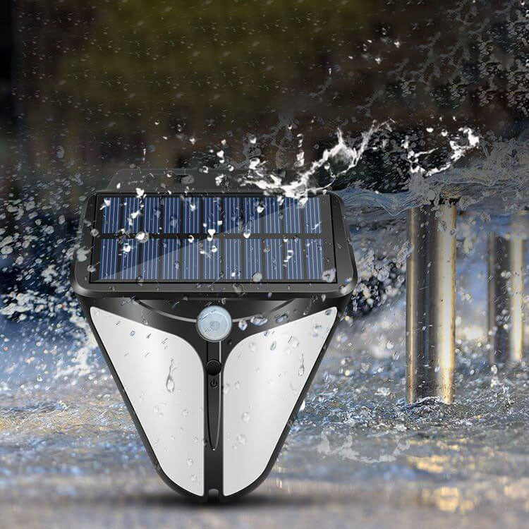 Skorter | Solar Intelligent Triangle Outdoor Waterproof Body Sensor Patio LED Wall Light