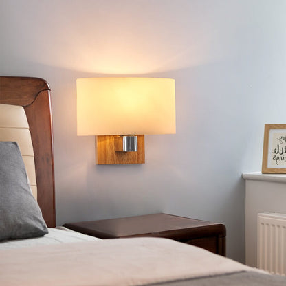 Skorter | Nordic Minimalist Wall Lamp with Glass and Wood