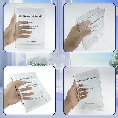 skorter | Book-shaped Acrylic Vase