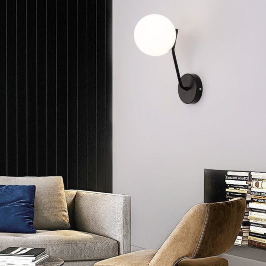 Skorter | Modern Bowl-shaped Glass Wall Lamp
