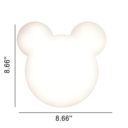 Skorter | Cartoon minimalist bear-shaped LED wall lamp