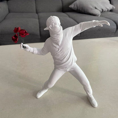 skorter | Banksy Flower Rioter Ornament