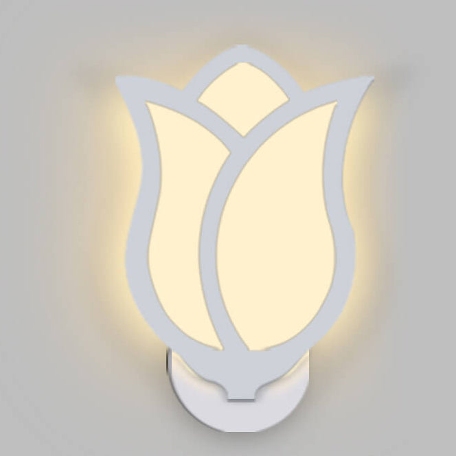 Skorter | Modern, minimalist, creative LED wall lamp in rose design