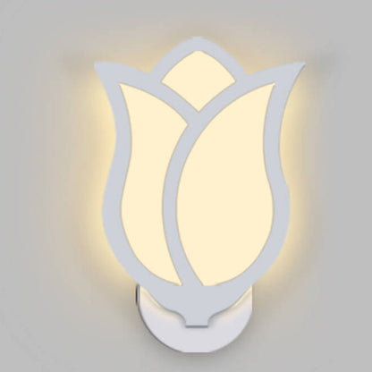 Skorter | Modern, minimalist, creative LED wall lamp in rose design