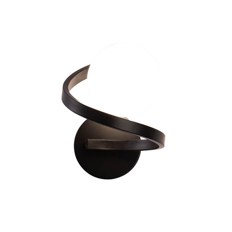 Skorter | Modern minimalist curved LED wall lamp with 1 light