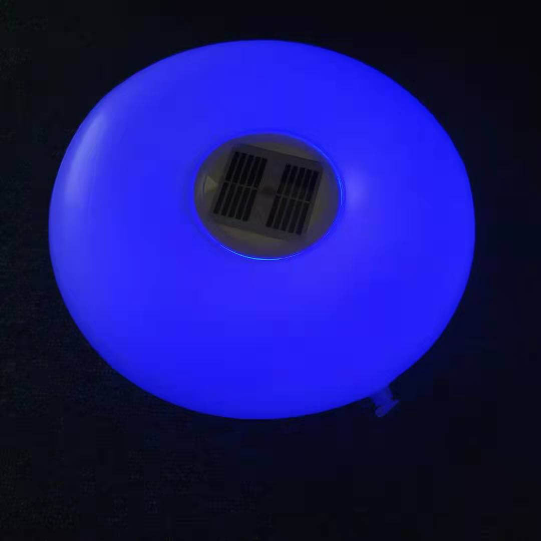 Skorter | Solar Round Pool Light LED Inflatable Outdoor Waterproof Floating Light