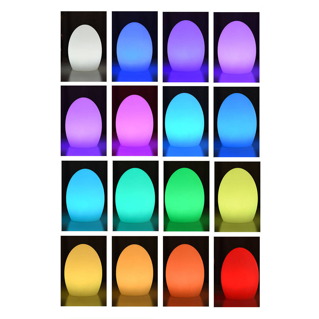 Skorter | RGB ABS Egg-shaped LED Decorative Table Lamp